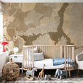 Lake Mead Ochre Mural Wallpaper - room preview 06