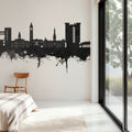 Ithaca New York Skyline Black & White Mural Wallpaper - room preview 06