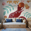Gathering Acorns Mural Wallpaper - room preview 06
