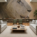 Old Lion Mural Wallpaper - room preview 06