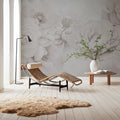 Transcendent Peony, Greyish Pink Mural Wallpaper - room preview 06