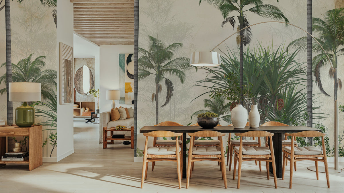 Coconut Grove Mural Wallpaper - room preview 06