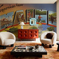 Greetings From the Pine State Mural Wallpaper - room preview 06
