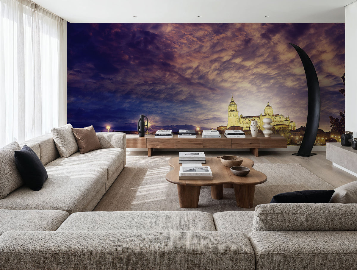 Salamanca Skyline Mural Wallpaper - room preview 06