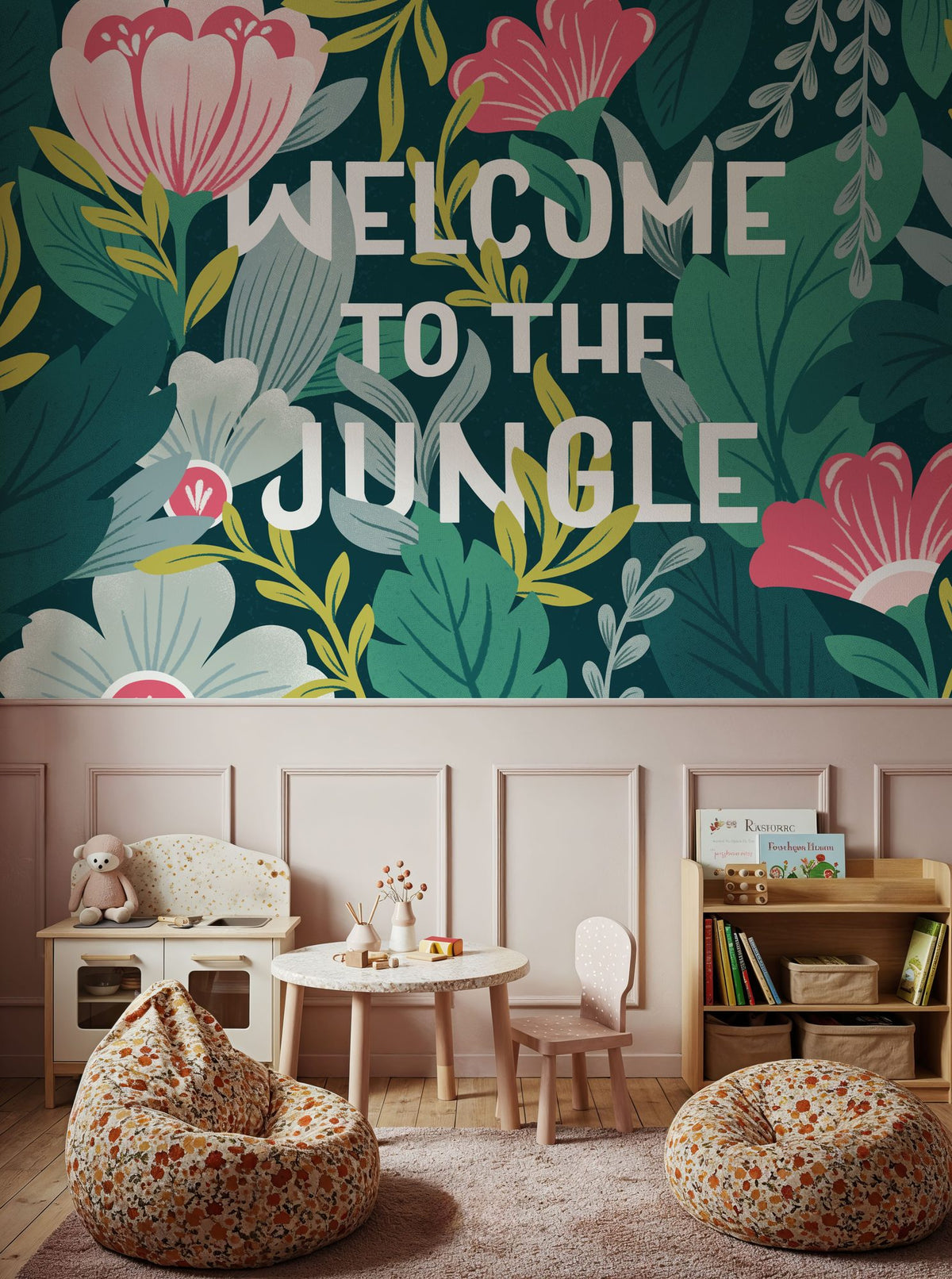 Welcome to the Jungle Mural Wallpaper - room preview 06