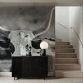 High Desert Herd BW Mural Wallpaper - room preview 06