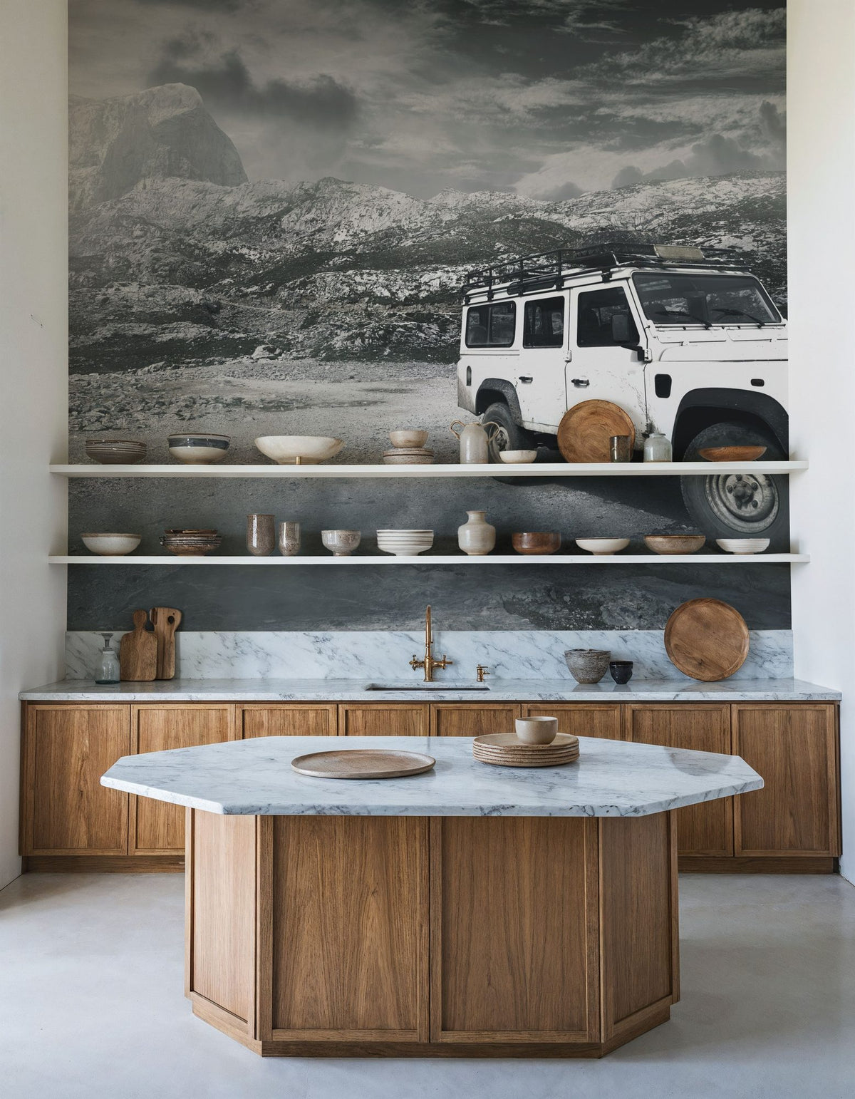 Mountain Expedition Mural Wallpaper - room preview 06