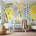 Lavender Garden I Mural Wallpaper - room preview 06