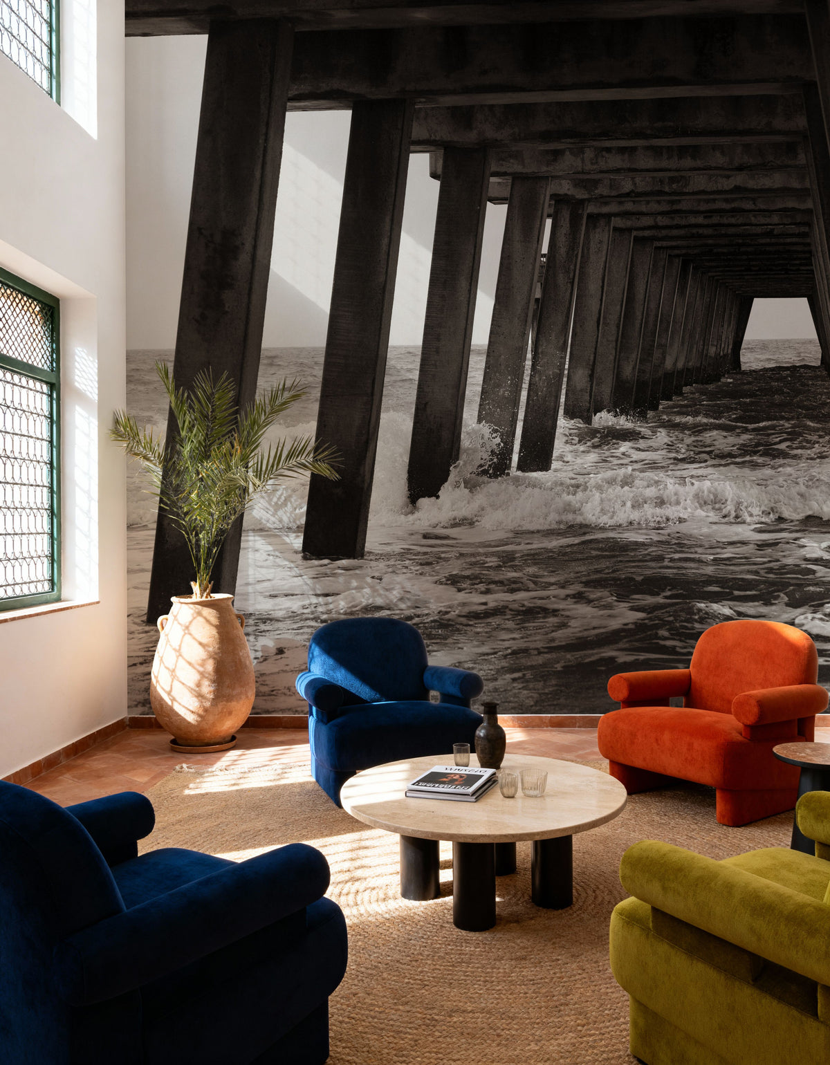 Pier Angles I Mural Wallpaper - room preview 06