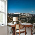 Sierra Nevada Snow Mural Wallpaper - room preview 06