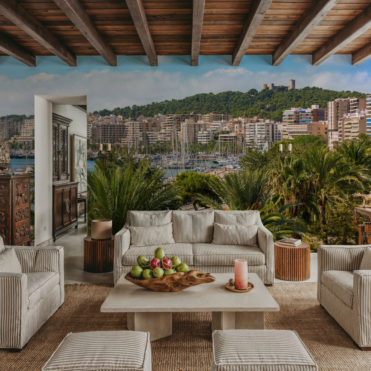 Palma De Majorca Harbor Mural Wallpaper - room preview 06