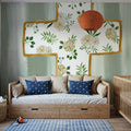 Floral Cross III Mural Wallpaper - room preview 06