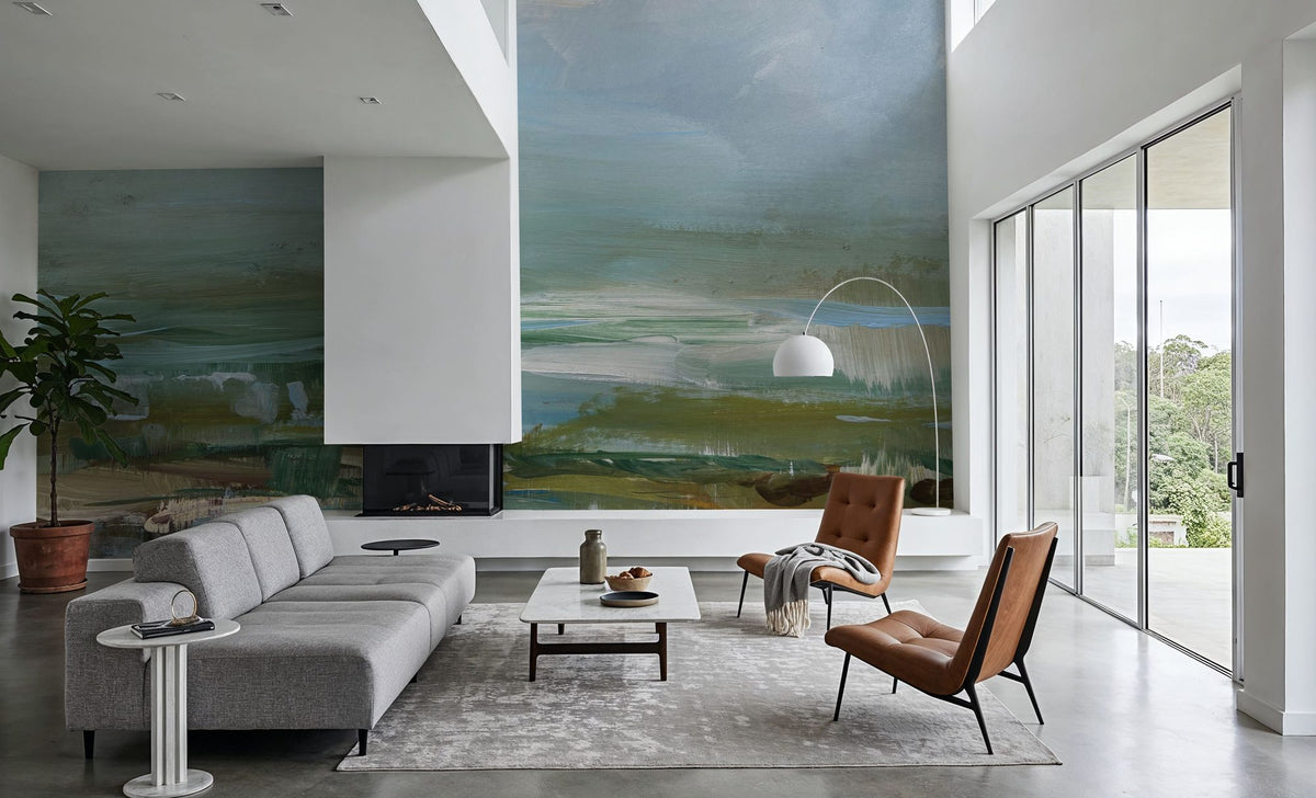Lush Valley Mural Wallpaper - room preview 06