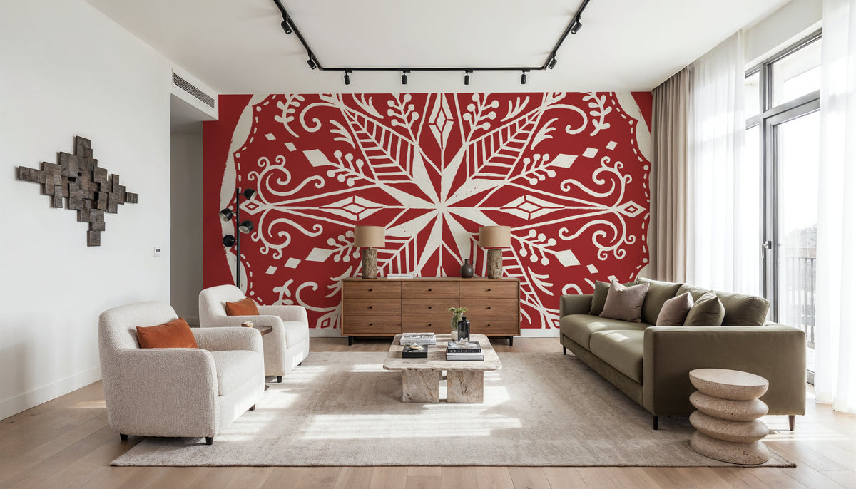 Holiday Form XII Mural Wallpaper - room preview 06
