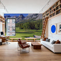 Mountain Golf Mural Wallpaper - room preview 06