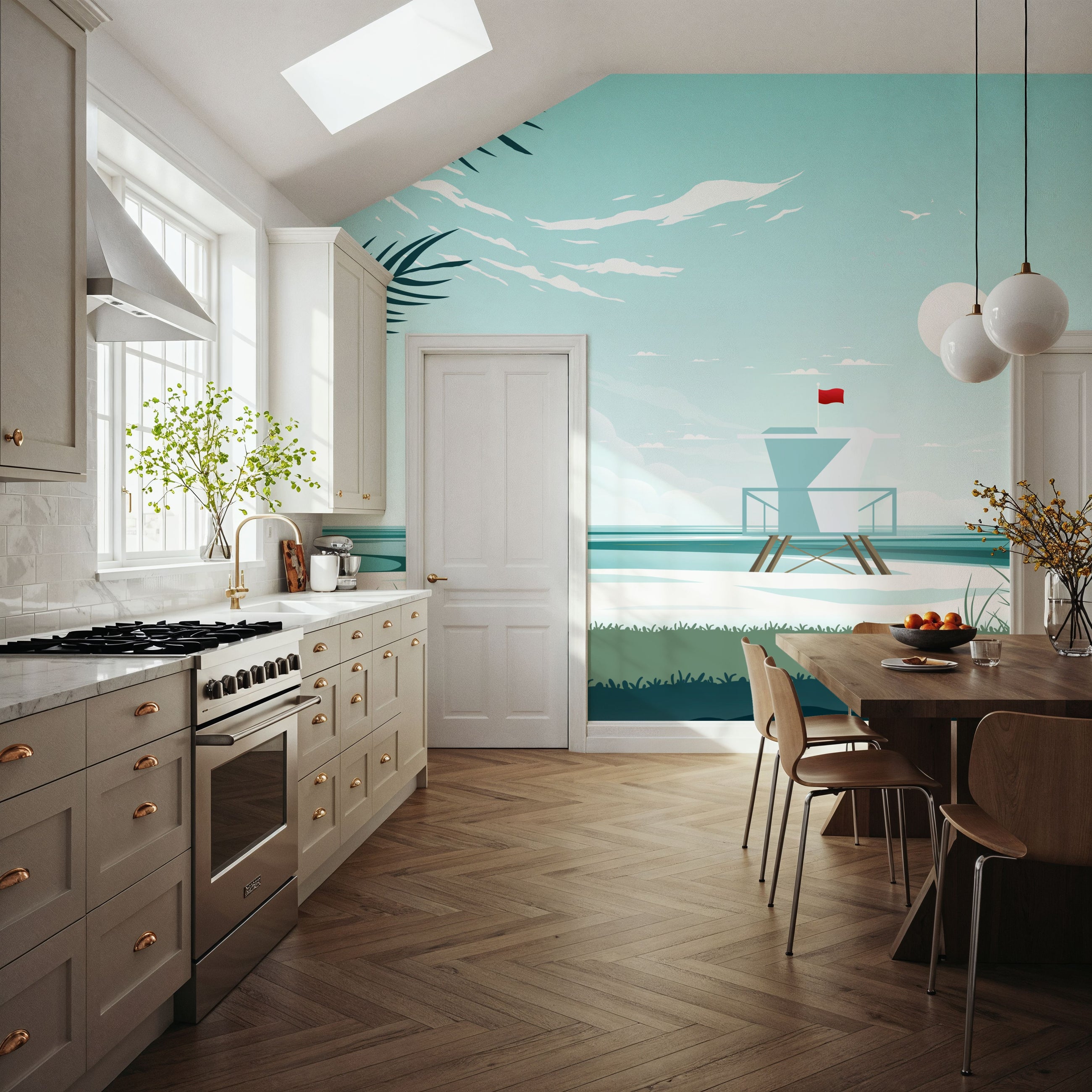 Travel Malibu Mural Wallpaper