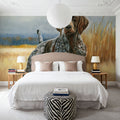 Hunting Dog Pointer Mural Wallpaper - room preview 06