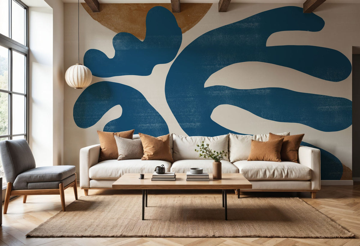 Modern Plant No3 Mural Wallpaper - room preview 06
