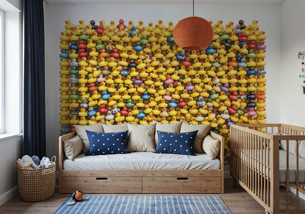 Duck Wall - Stacked Series Mural Wallpaper - room preview 06