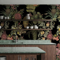 Juicy Fruits, Black Mural Wallpaper - room preview 06