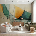 Shorelines Mural Wallpaper - room preview 06