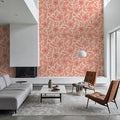 Dance of Flowers, Peach Fuzz Mural Wallpaper - room preview 06