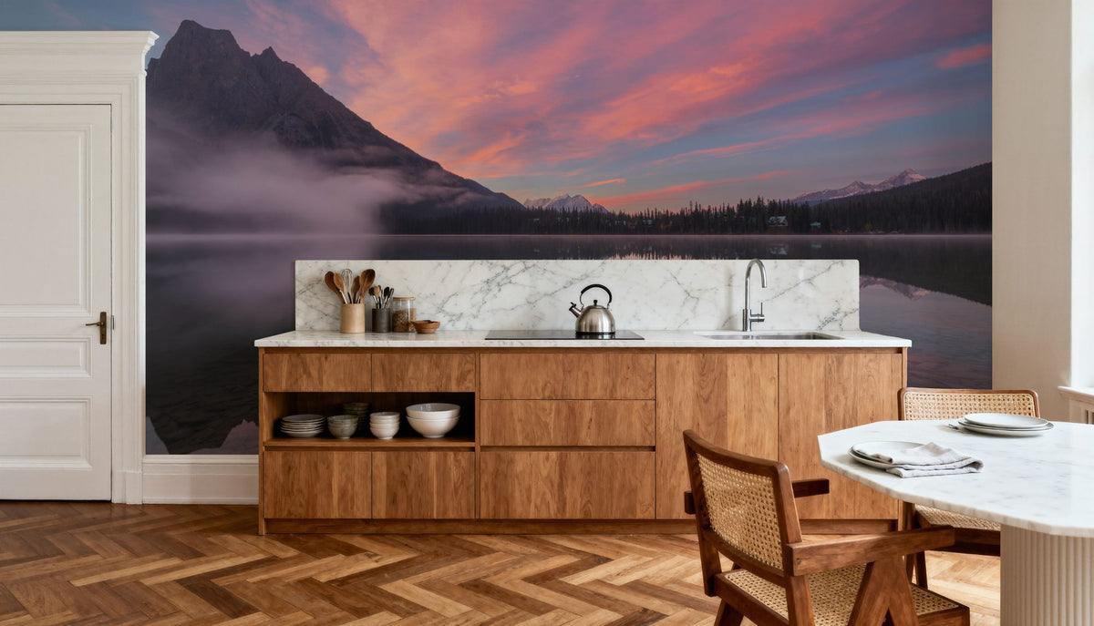 Emerald Lake Mural Wallpaper - room preview 06