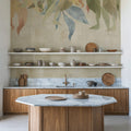 Under the Tree, Beige Mural Wallpaper - room preview 06