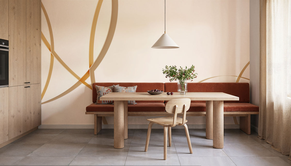 Crossing Gold Mural Wallpaper - room preview 06