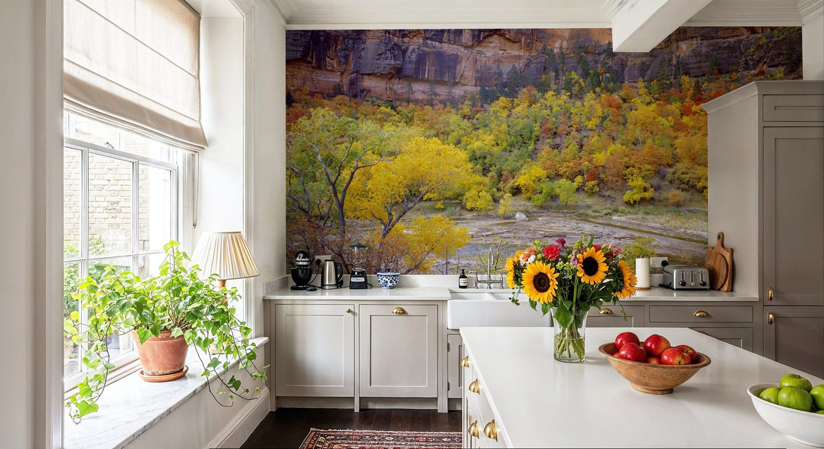 Canyon Autumn Splendor Mural Wallpaper - room preview 06