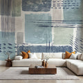 Between the Lines Mural Wallpaper - room preview 06