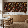 Mushroom Magic, Chocolate Mural Wallpaper - room preview 06