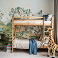Orchard Reverie, Sky Blue Mural Wallpaper - room preview 06