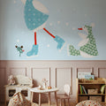 Ducks in the Snow III Mural Wallpaper - room preview 06