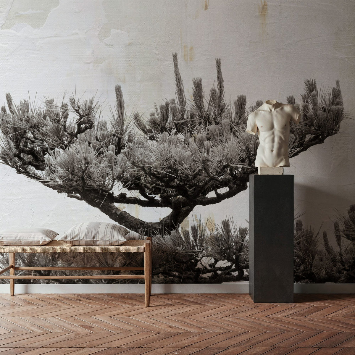 Japanese Tree Mural Wallpaper - room preview 06