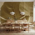 Monstera Leaf II Mural Wallpaper - room preview 06