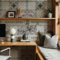 Sakura & Bird, Rose Mural Wallpaper - room preview 06