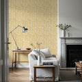 Marbelized Flow, Lemoncurd Mural Wallpaper - room preview 06