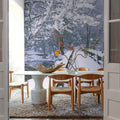 Winter Bridge Serenity Mural Wallpaper - room preview 06