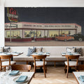 Greetings From the Coffee Shop Mural Wallpaper - room preview 06