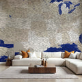 US Map Detailed - Kameryn Mural Wallpaper - room preview 06