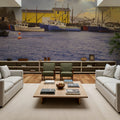 Lobster Fishing Harbour Mural Wallpaper - room preview 06