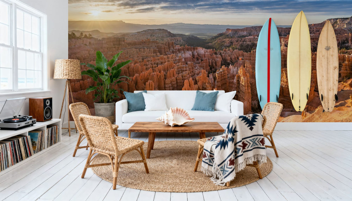 Hoodoos Sunrise Mural Wallpaper - room preview 06
