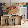 Best Friend Florals Mural Wallpaper - room preview 06
