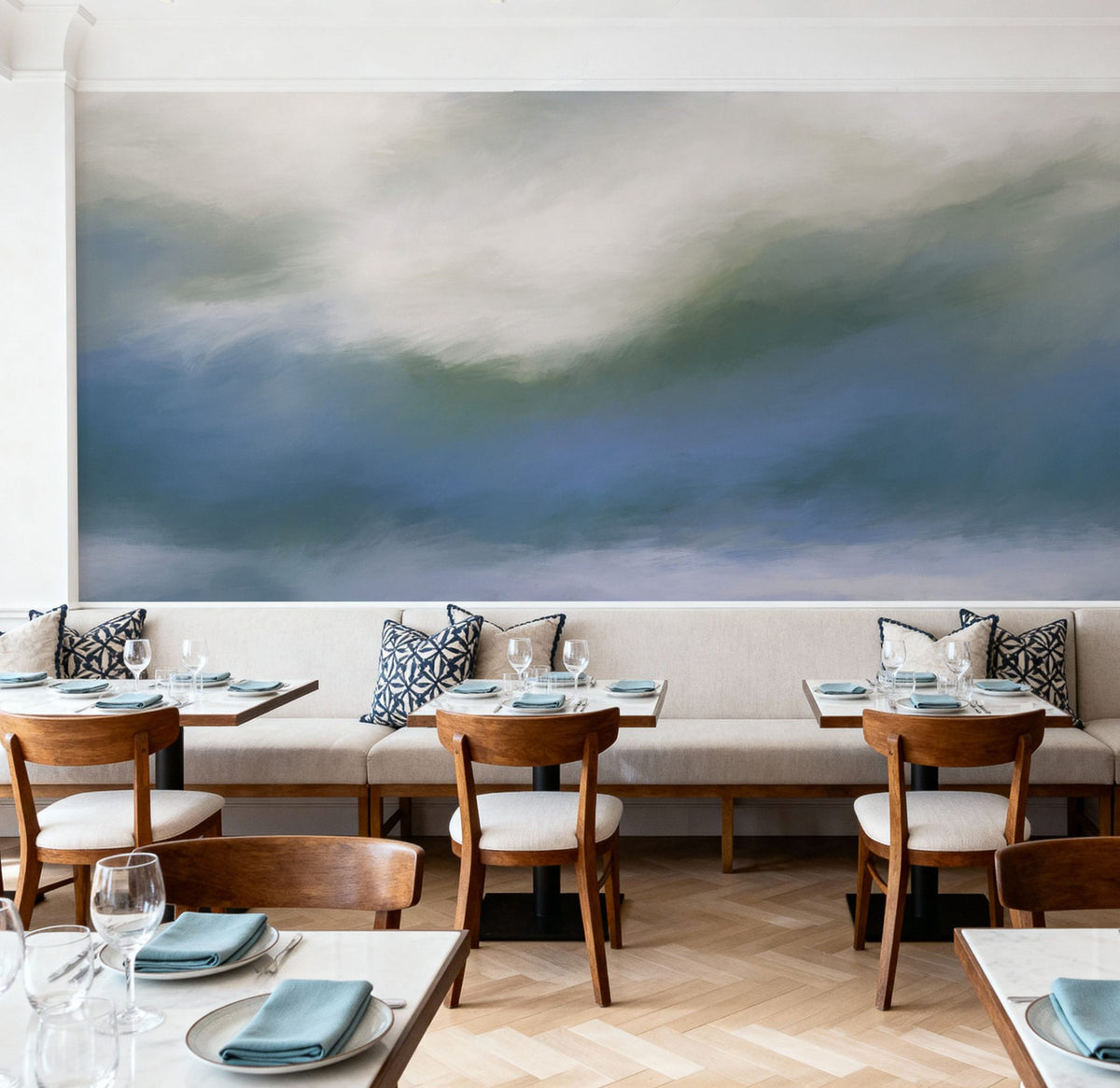 The Silent Horizon, Sky Mural Wallpaper - room preview 06