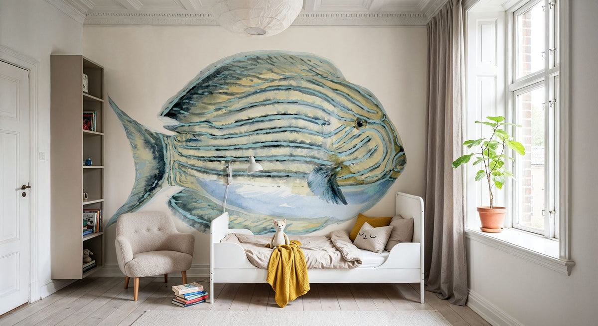 Coastal Bliss III Mural Wallpaper - Light Tone - room preview 06