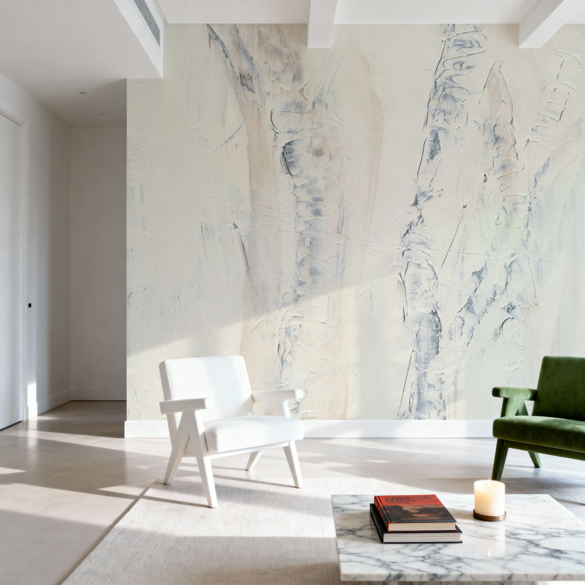 Birch Dreams Mural Wallpaper - room preview 06