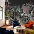 Field of Dreams Dark Rust Mural Wallpaper - room preview 06