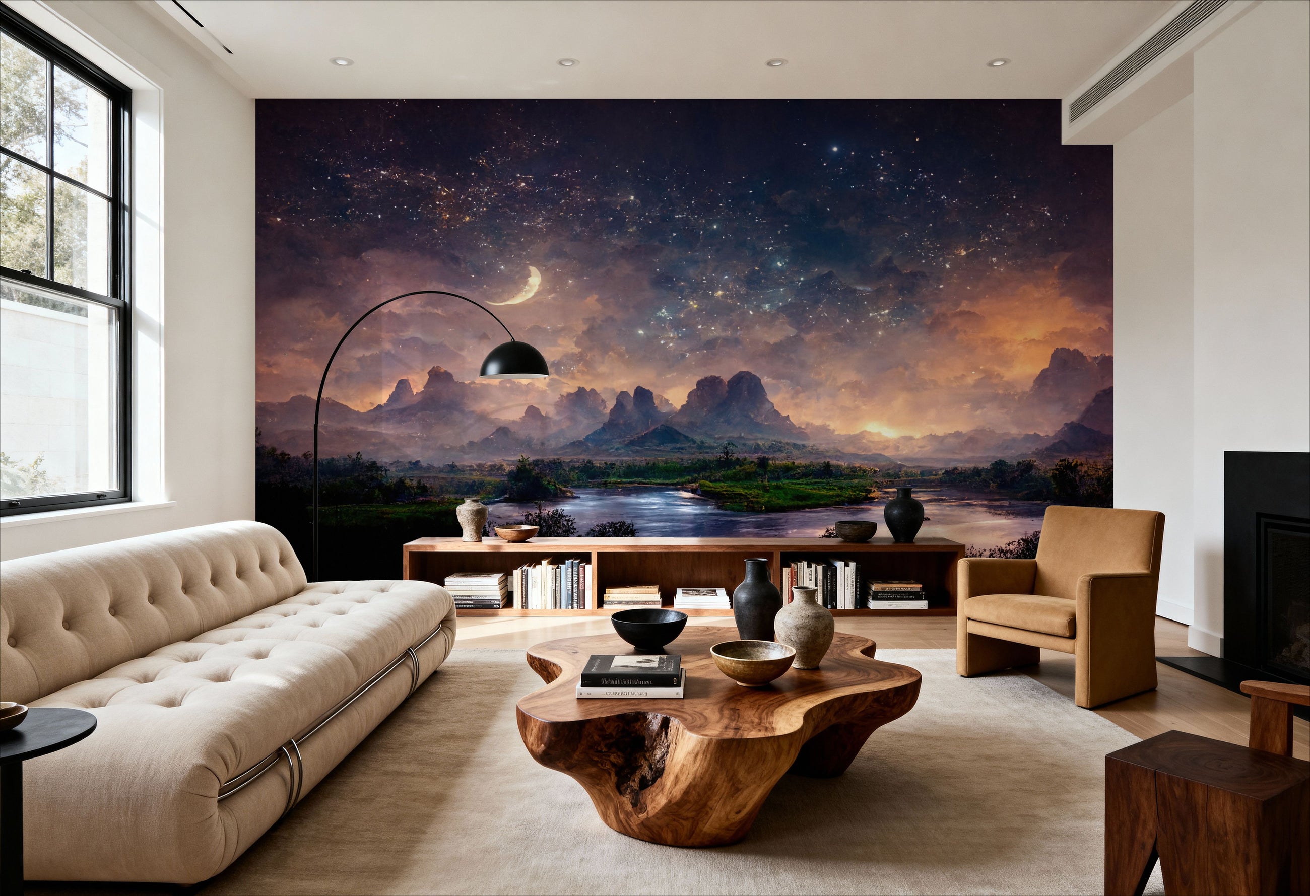 Magic Night Mural Wallpaper