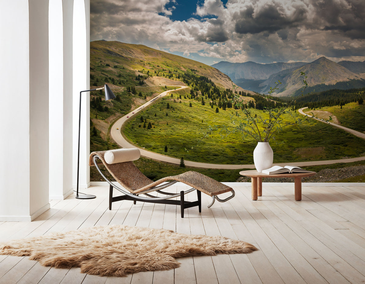 Cottonwood Bend Mural Wallpaper - room preview 06